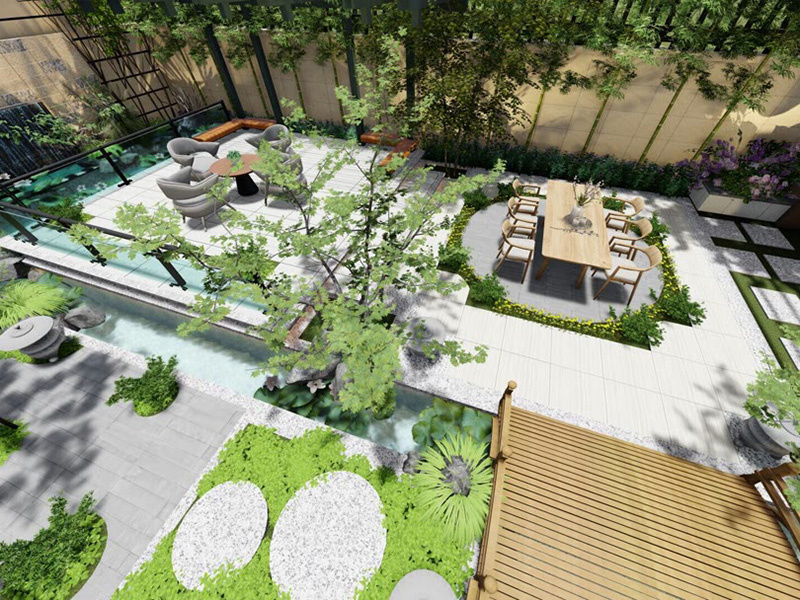 别墅庭院参考图